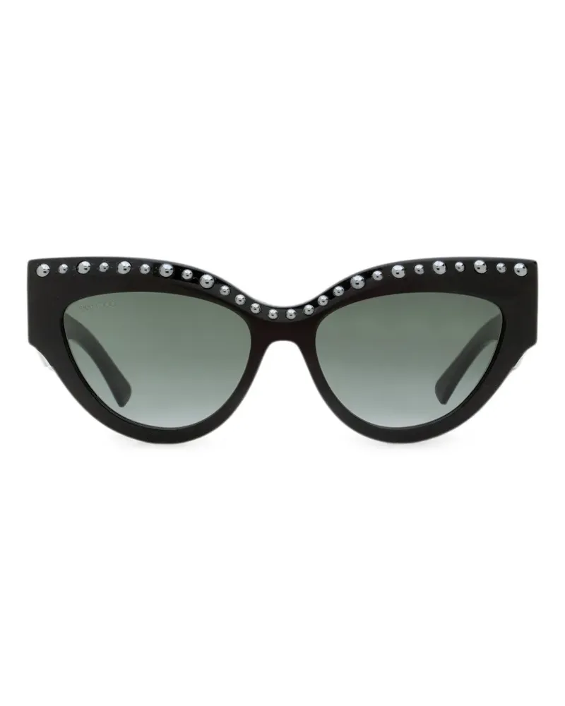 Jimmy Choo Sonja faux-pearl cat-eye sunglasses - Schwarz Schwarz