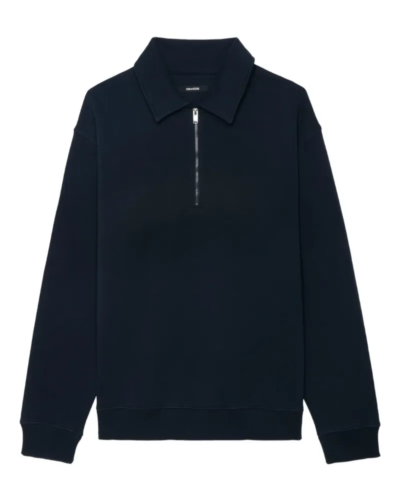 Zadig & Voltaire Sweatshirt aus Bio-Baumwolle - Blau Blau