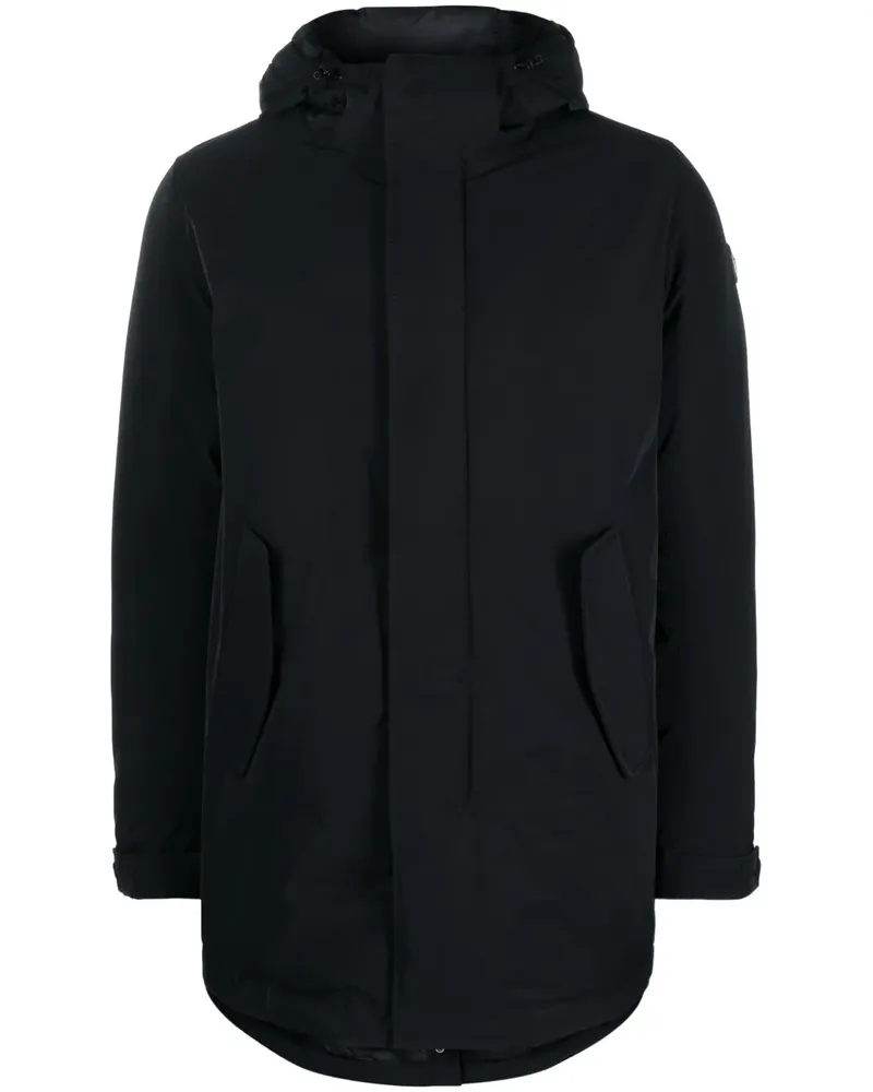 Colmar Kapuzenjacke mit Logo-Applikation - Blau Blau