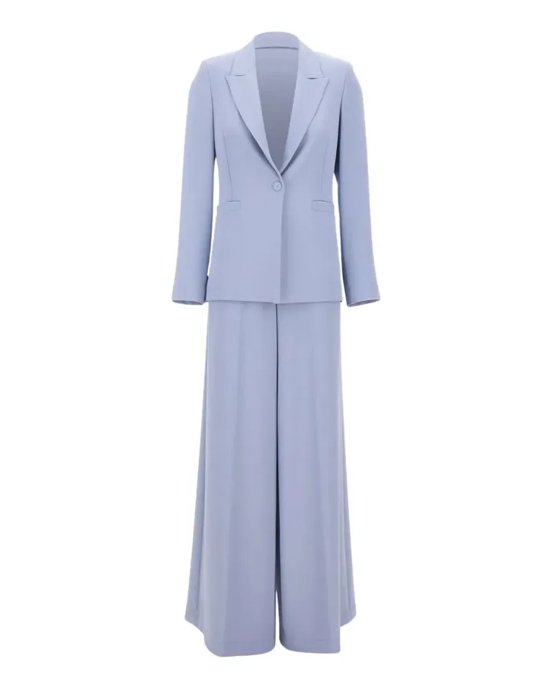 Kaos single-breasted wide-leg suit - Blau Blau