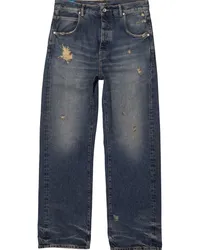 PURPLE BRAND P018 Jeans im Distressed-Look Blau