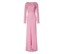Kleid aus Krepp - Rosa