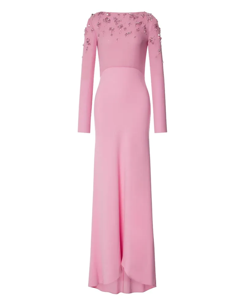 Alberta Ferretti Kleid aus Krepp - Rosa Rosa