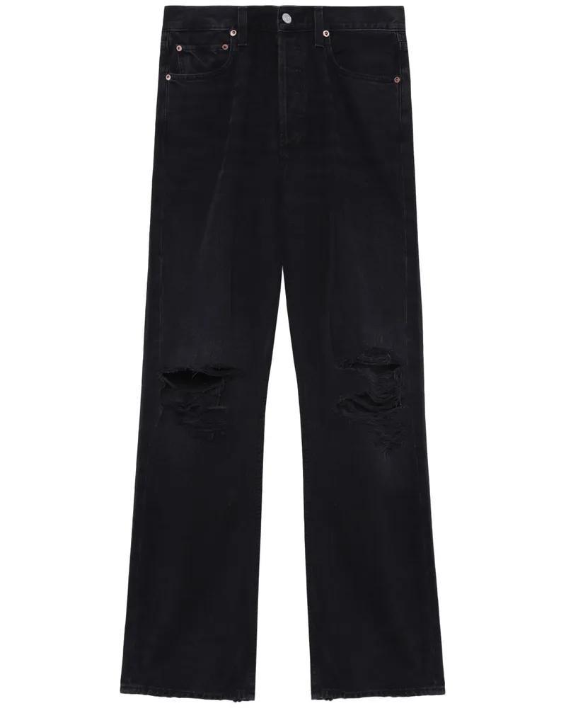 AGOLDE 90's Pinch Waist Jeans - Schwarz Schwarz