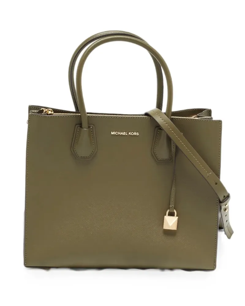 Michael Kors Mercer leather tote bag - Grün Grün