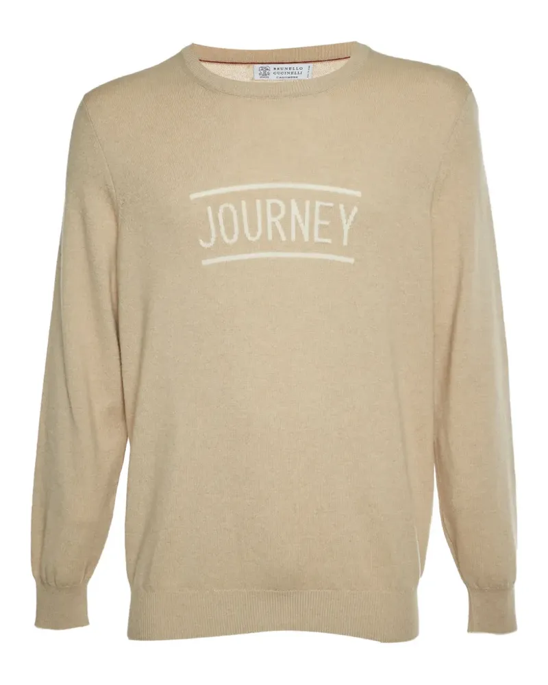 Brunello Cucinelli crew-neck sweater - Nude Nude