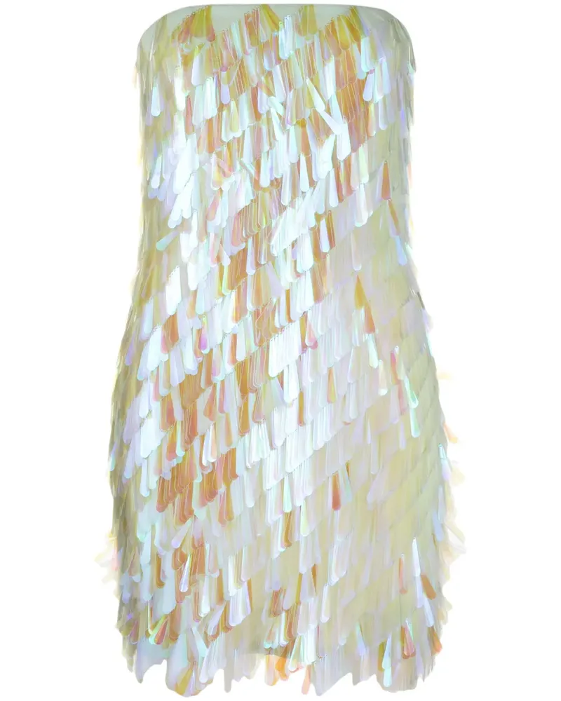 ATTICO Minikleid mit Pailletten - Nude Nude