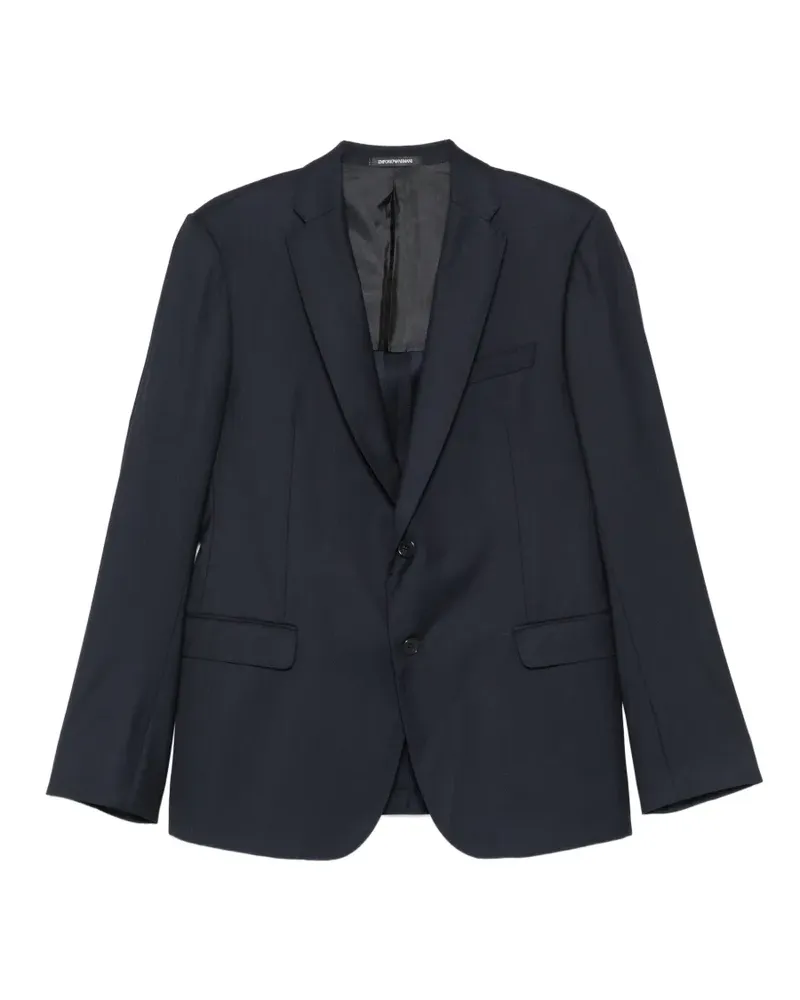 Emporio Armani single-breasted suit - Blau Blau