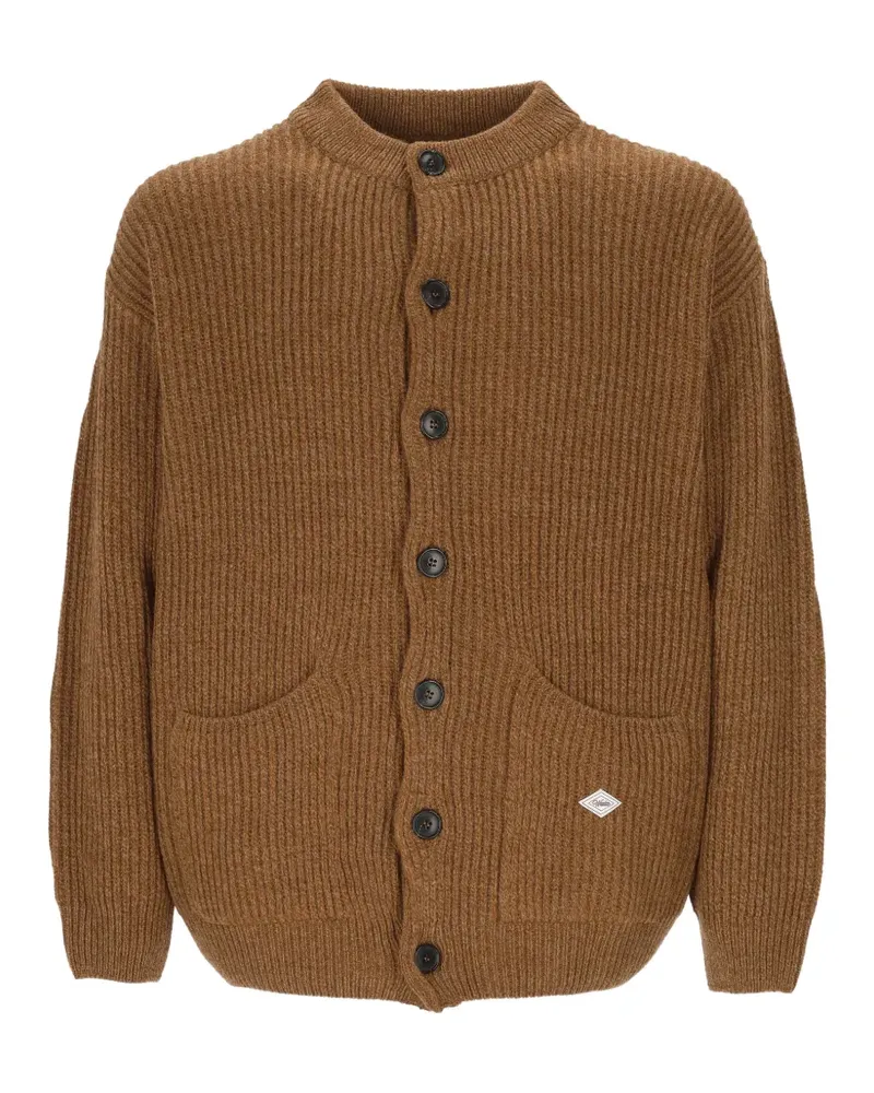Wood Wood Gerippter Cardigan mit Knöpfen - Braun Braun