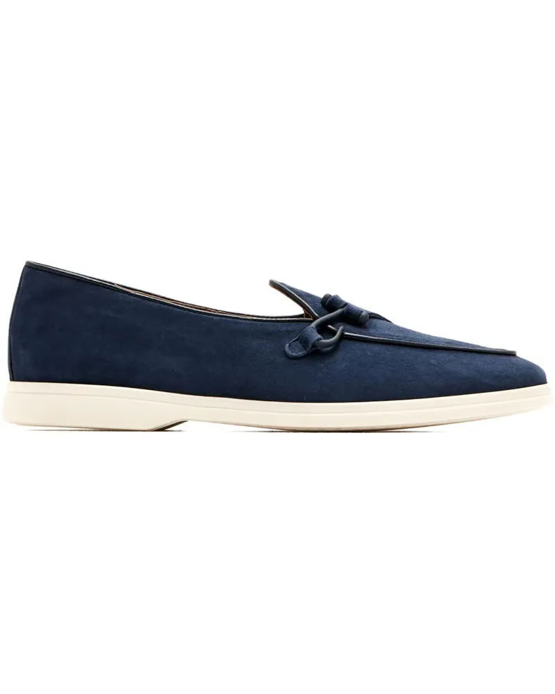 Edhèn Milano Comporto suede loafers - Blau Blau