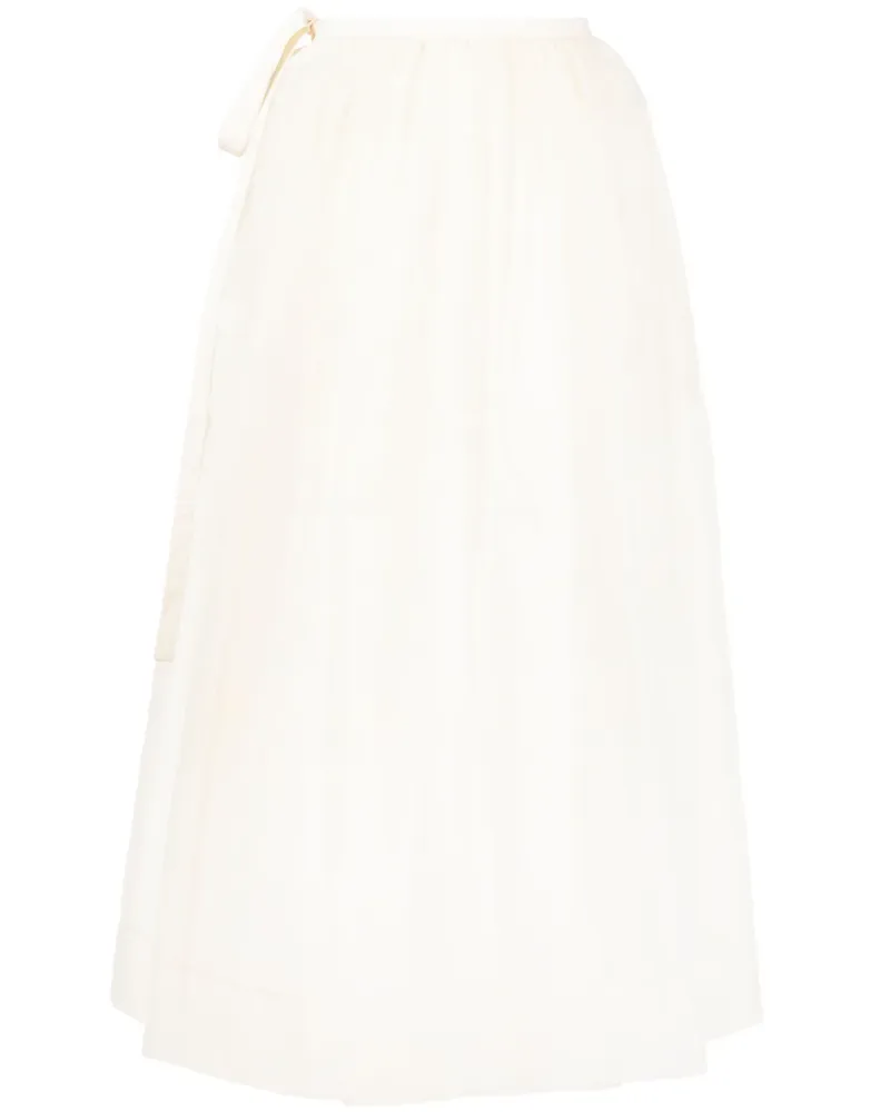 Uma Wang Semi-transparenter Midirock - Nude Nude