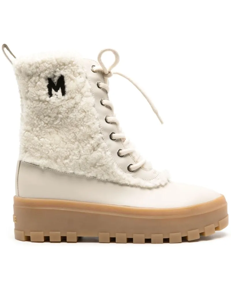 Mackage Stiefel mit Shearling-Futter Weiß