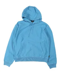 Stüssy cotton hoodie Blau