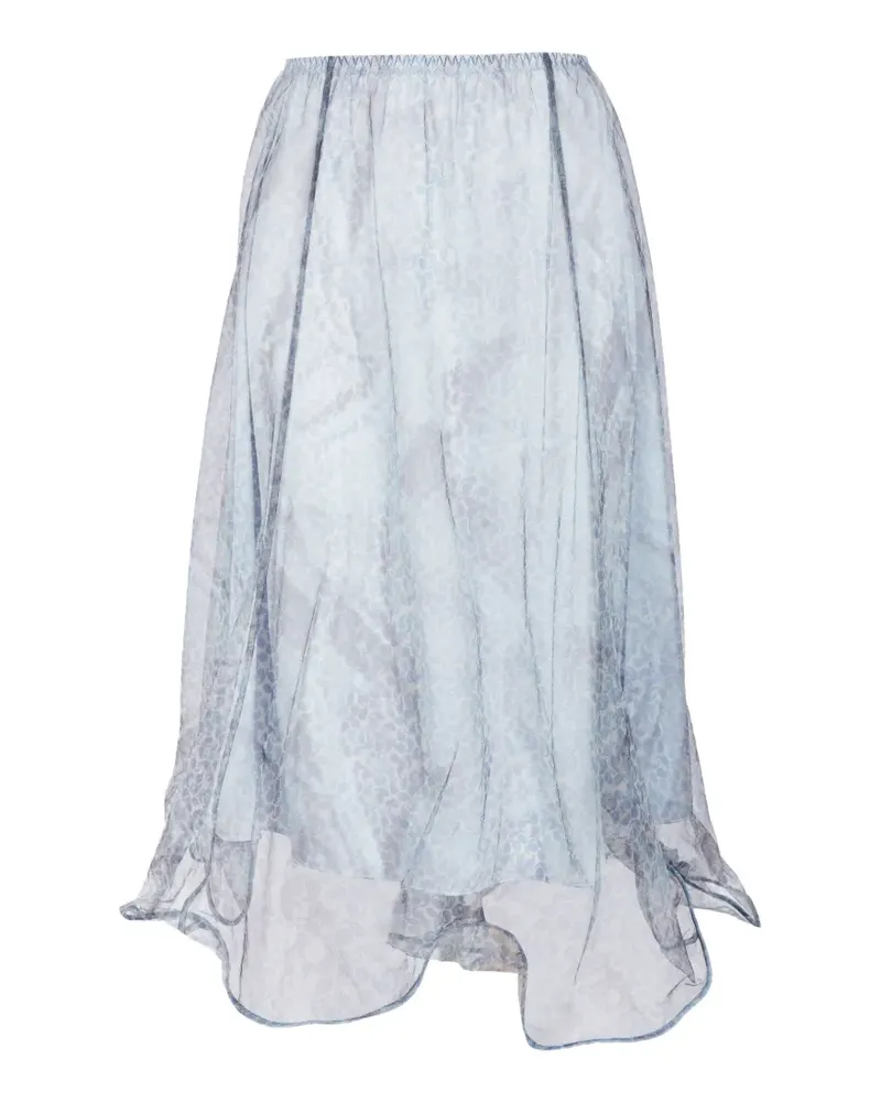JNBY Midirock mit Paisley-Print - Blau Blau