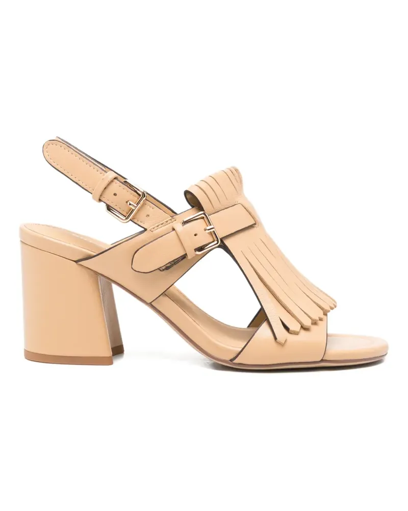 Bruno Premi fringed buckle-fastening sandals - Nude Nude