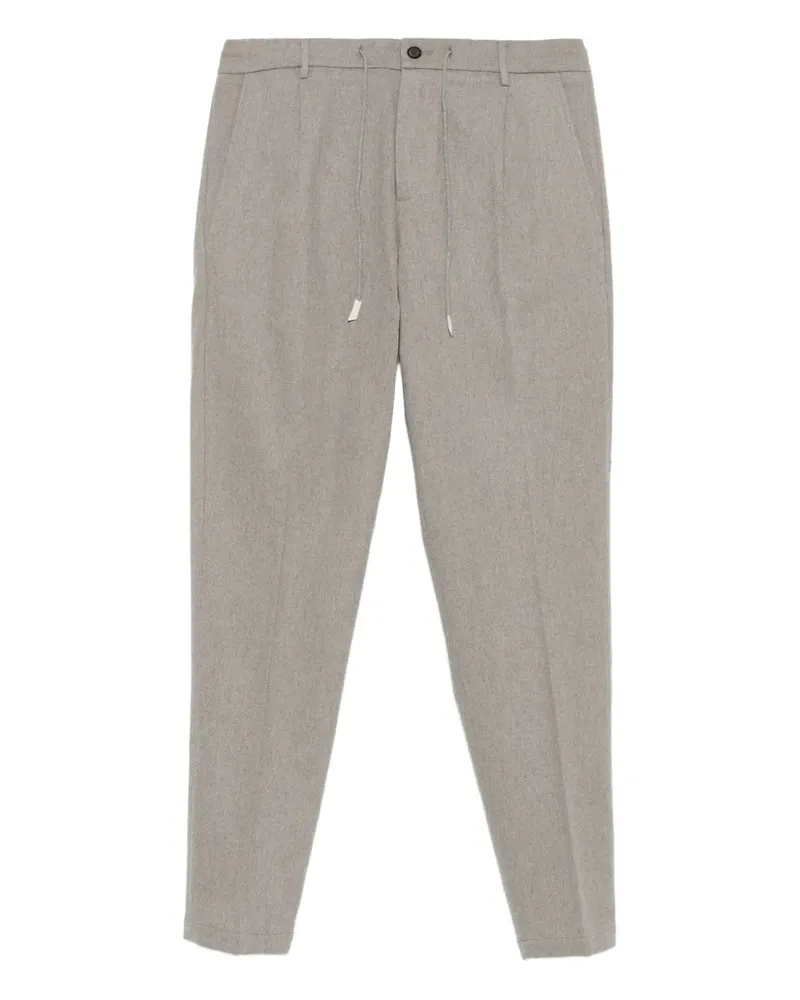 Eleventy pleated drawstring trousers - Grau Grau