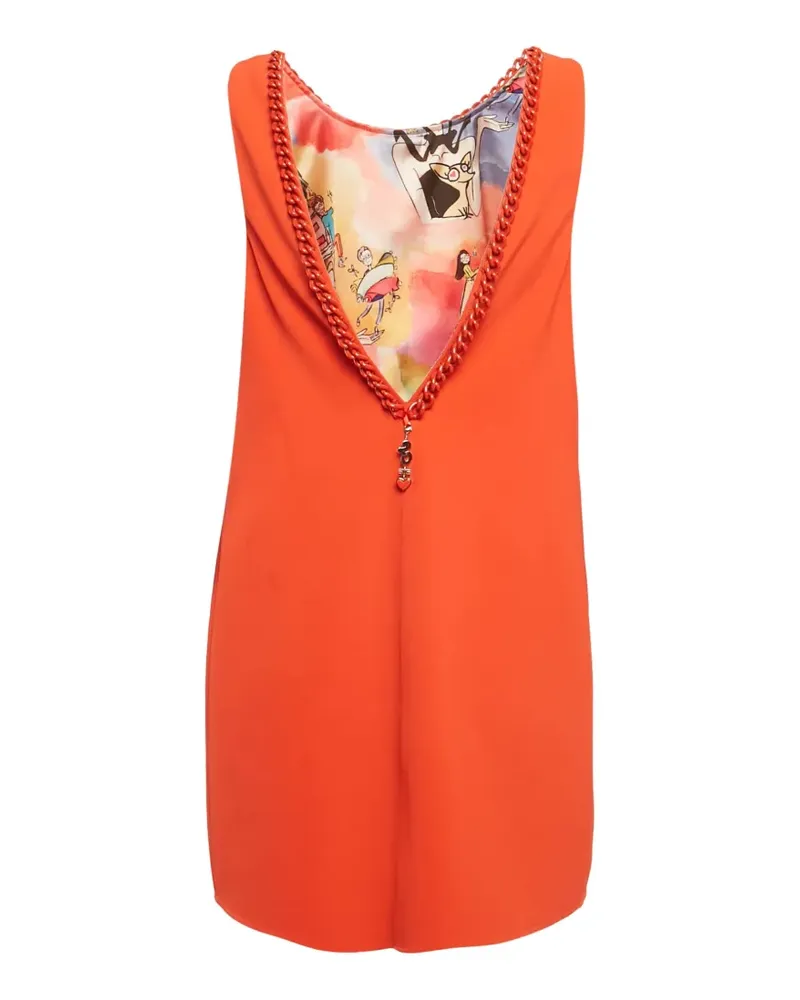 Elisabetta Franchi Minikleid mit figurbetontem Schnitt - Orange Orange