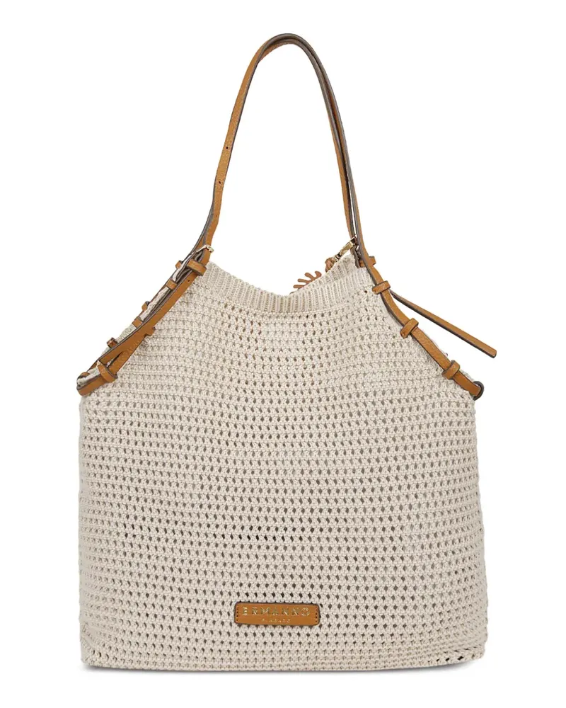 Ermanno Scervino openwork tote bag - Nude Nude
