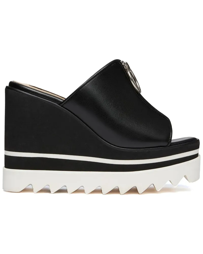 Stella McCartney Sneak-Elyse Plateau-Sandalen 80mm - Schwarz Schwarz