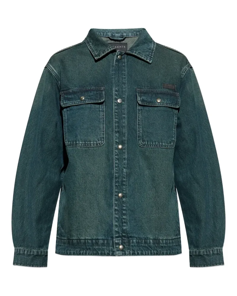 AllSaints Castleford Jeansjacke - Blau Blau