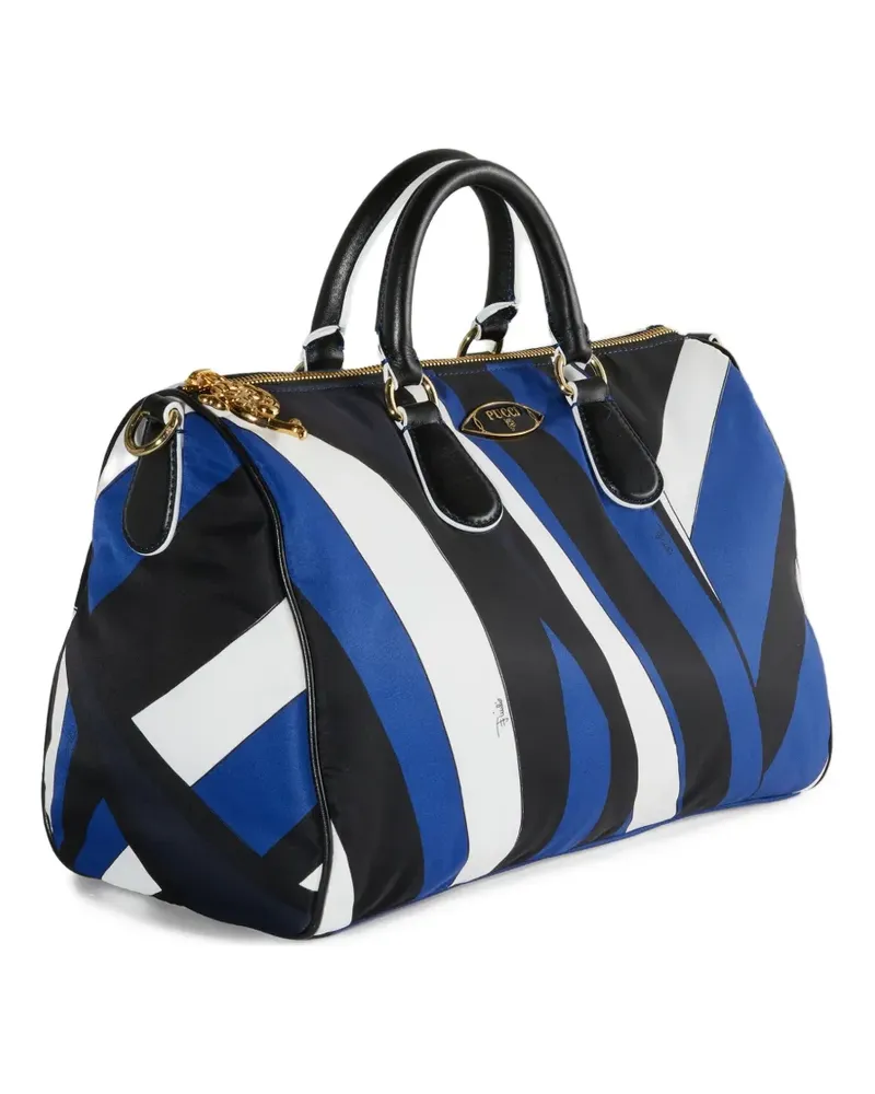 Emilio Pucci Gestreifte Yummy Reisetasche - Blau Blau