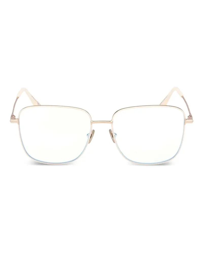 Tom Ford square metal glasses - Gold Gold