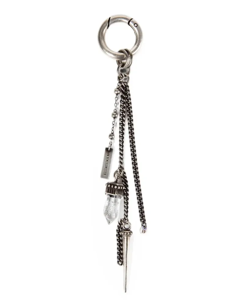 Ann Demeulemeester Sima Schlüsselanhänger - Silber Silber