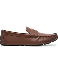 Coach Loafer mit Logo-Schild Braun