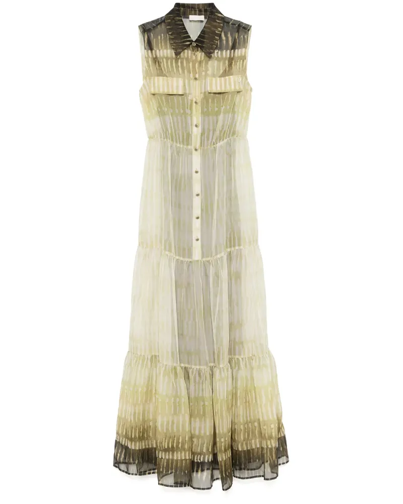 Liu Jo Maxikleid aus Krepp - Grün Grün