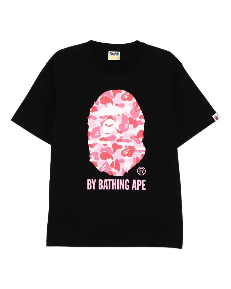 BAPE T-Shirt mit grafischem Print - Schwarz Schwarz