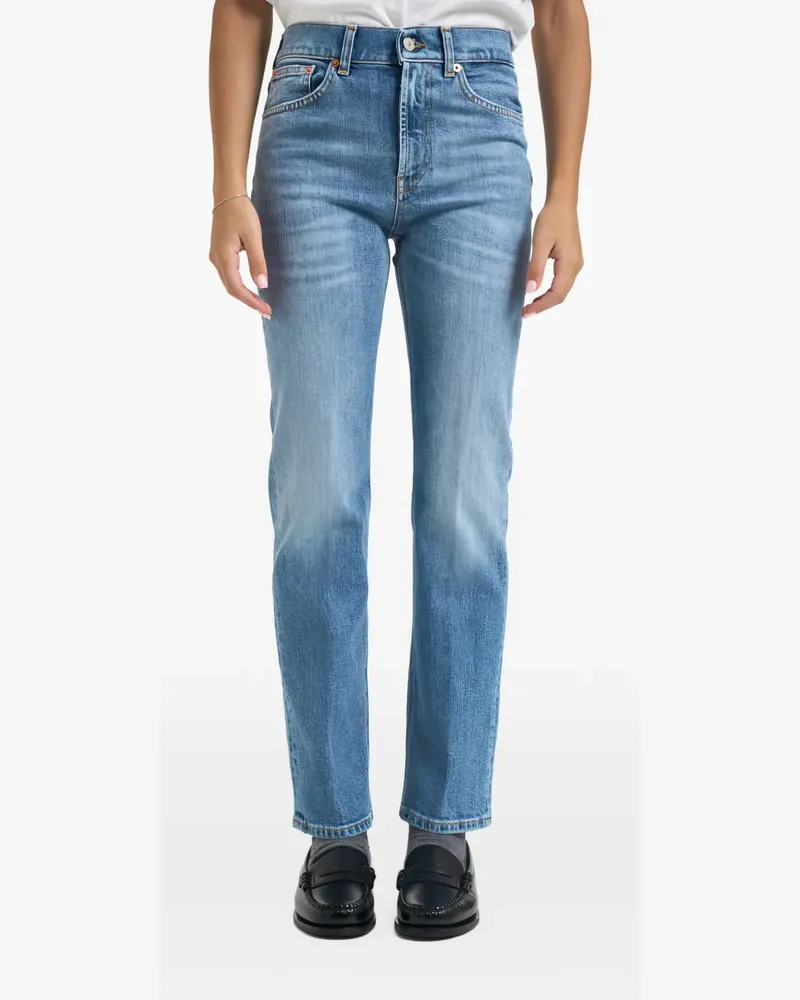 Dondup Dafne faded straight-leg jeans - Blau Blau