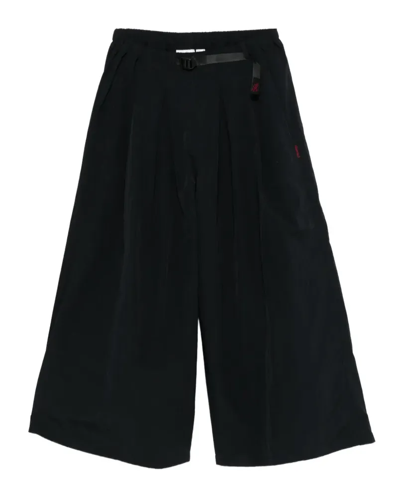 GRAMICCI buckle wide trousers - Schwarz Schwarz