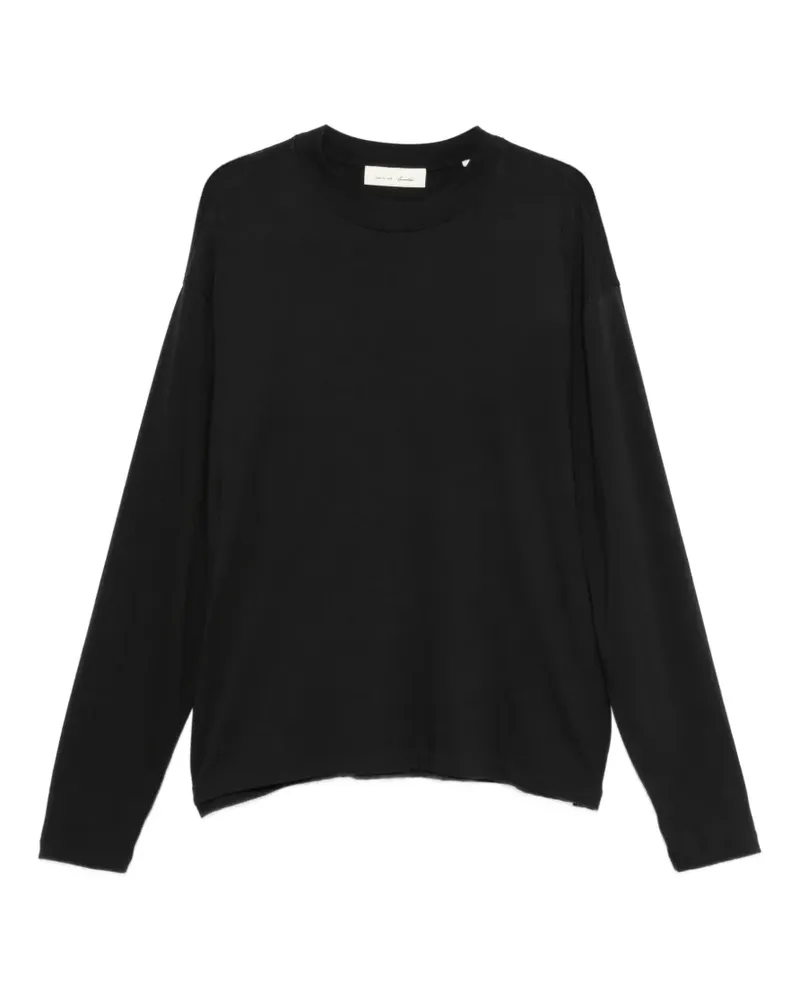 Fear of God Essentials crew-neck long-sleeve T-shirt - Schwarz Schwarz