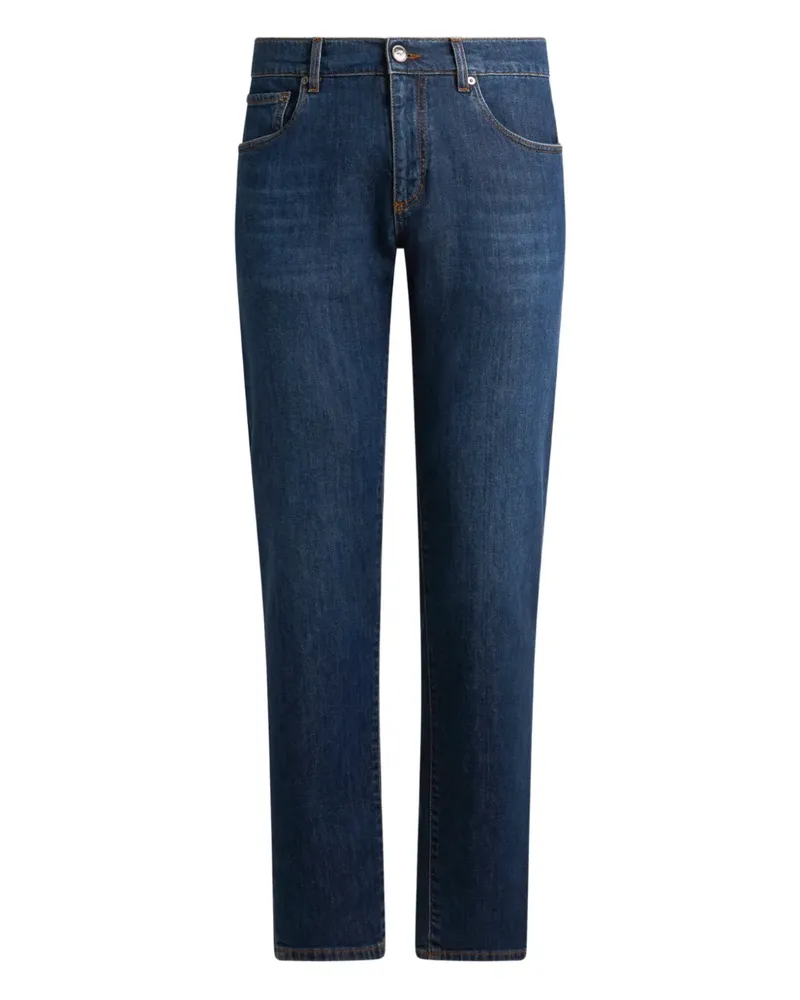 Etro five-pockets slim-fit jeans - Blau Blau