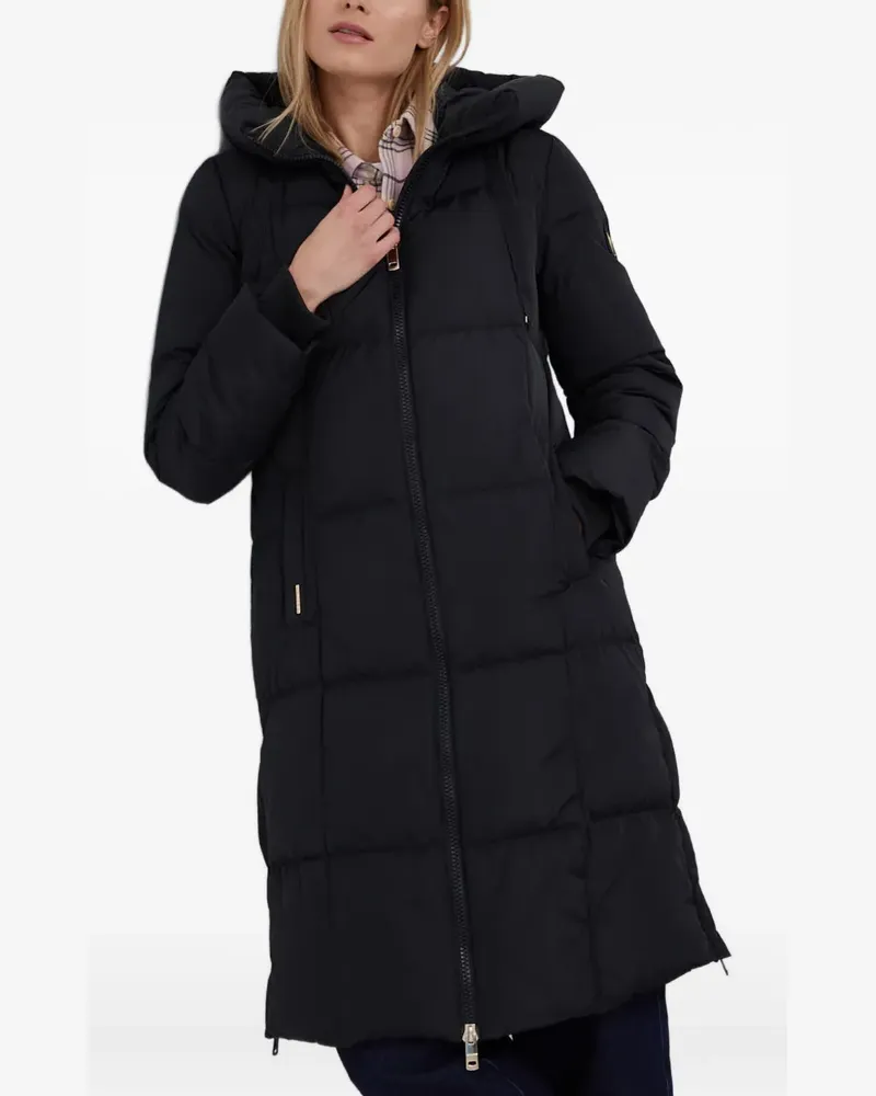 Mos Mosh quilted hooded jacket - Schwarz Schwarz