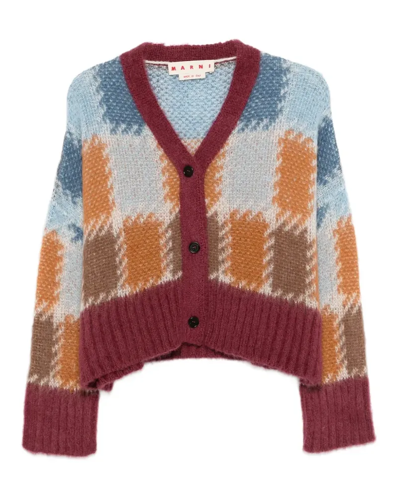 Marni Cardigan mit V-Ausschnitt - Rot Rot