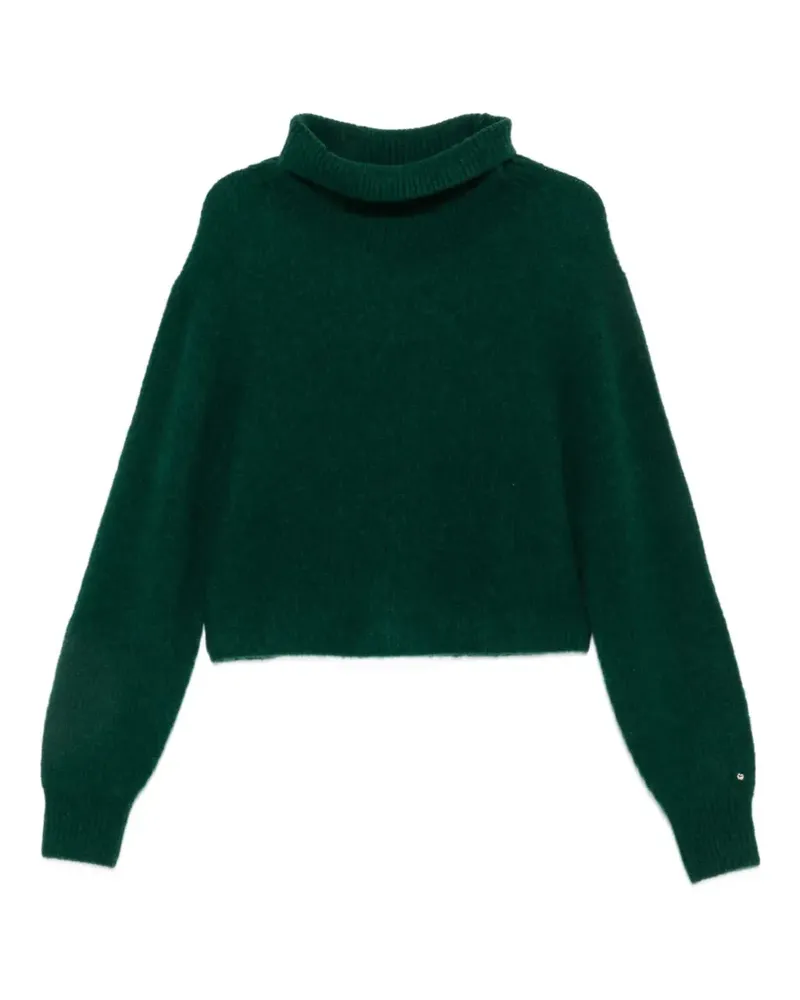 Maje Pullover mit Kristallen - Grün Grün