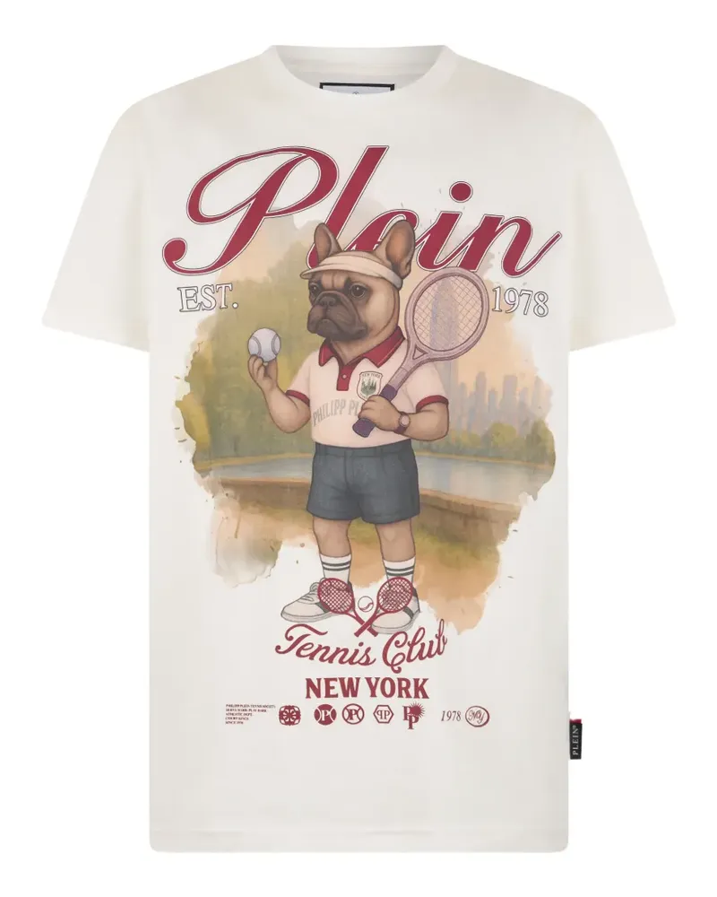 Philipp Plein T-Shirt mit grafischem Print - Weiß Weiß