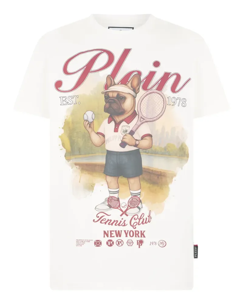 Philipp Plein T-Shirt mit grafischem Print - Weiß Weiß