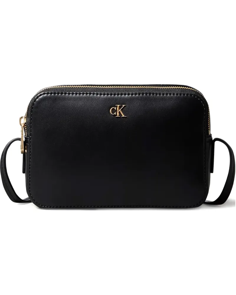 Calvin Klein Umhängetasche mit Reißverschluss - Schwarz Schwarz