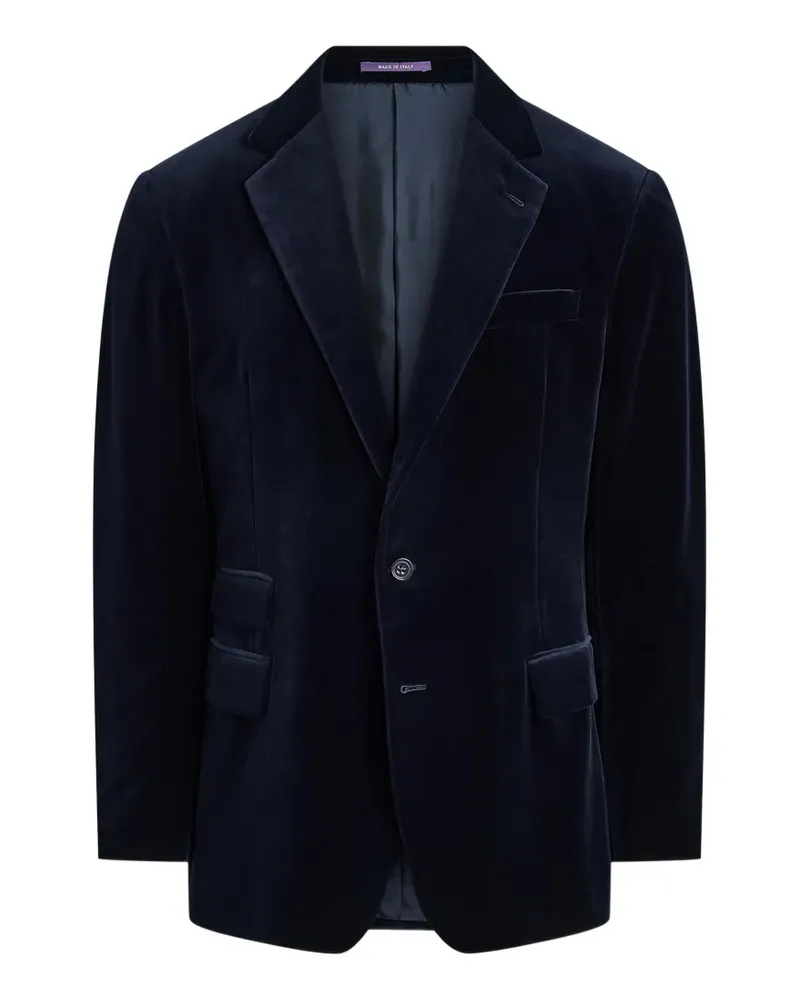 Ralph Lauren Kent Sakko aus Samt - Blau Blau