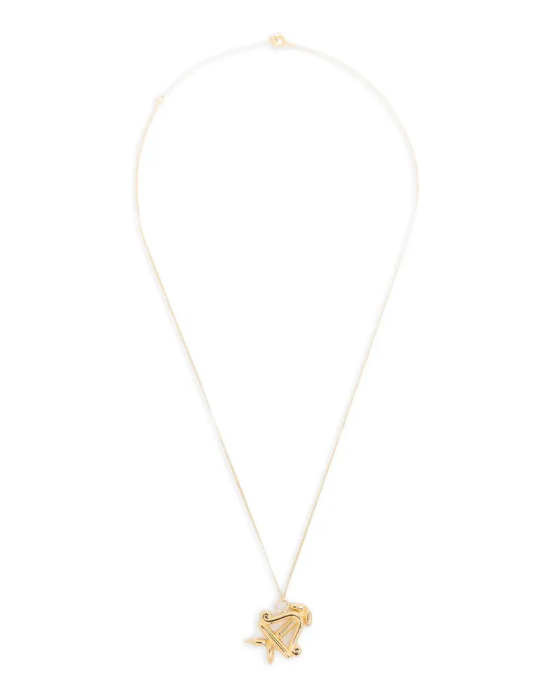 Completedworks Sagittarius zodiac-balloon necklaces - Gold Gold