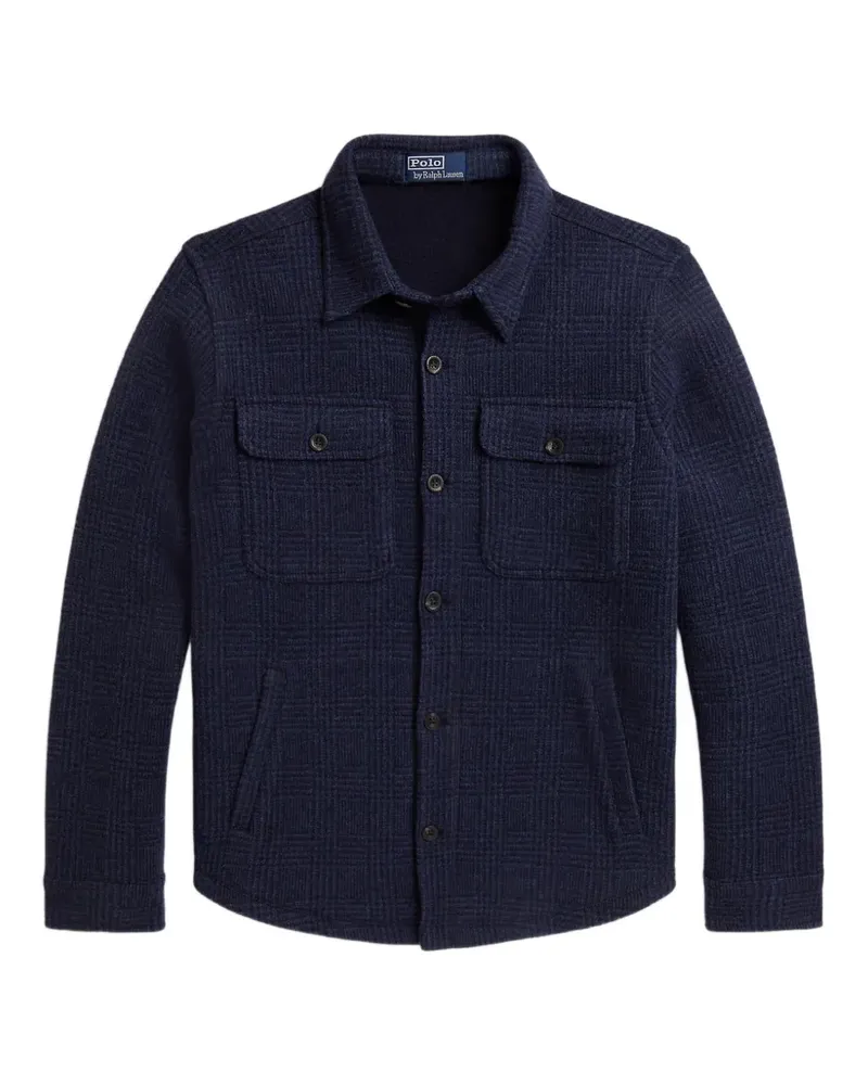 Ralph Lauren check-pattern button-up shirt - Blau Blau