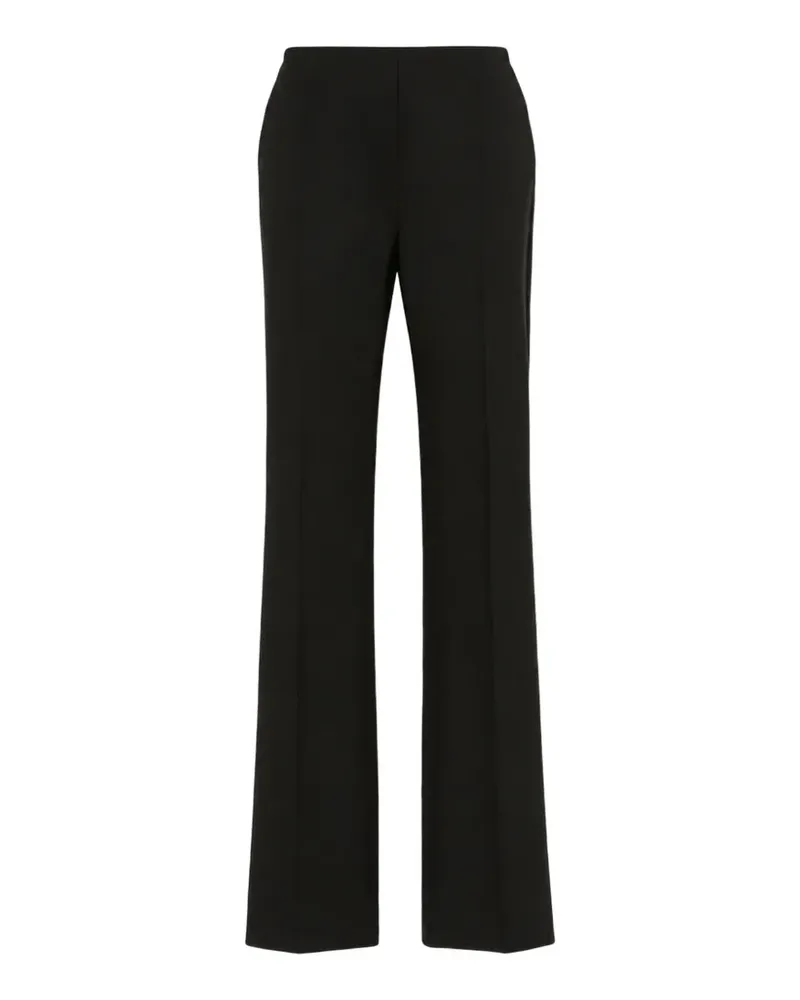 Max Mara Klassische Hose mit Bügelfalten - Schwarz Schwarz