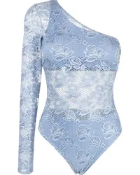 Fleur Du Mal Rosalia Spitzenbody Blau