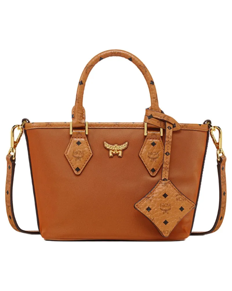 MCM Mini Aren Tote Bag - Braun Braun