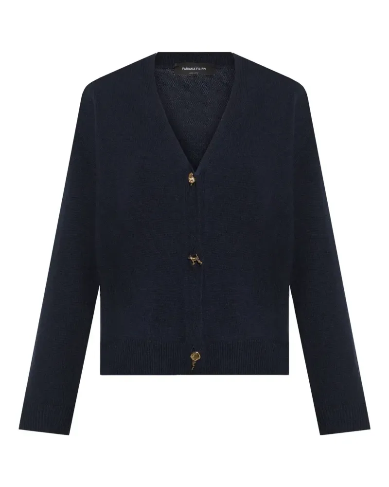 Fabiana Filippi Cardigan aus Kaschmir - Schwarz Schwarz