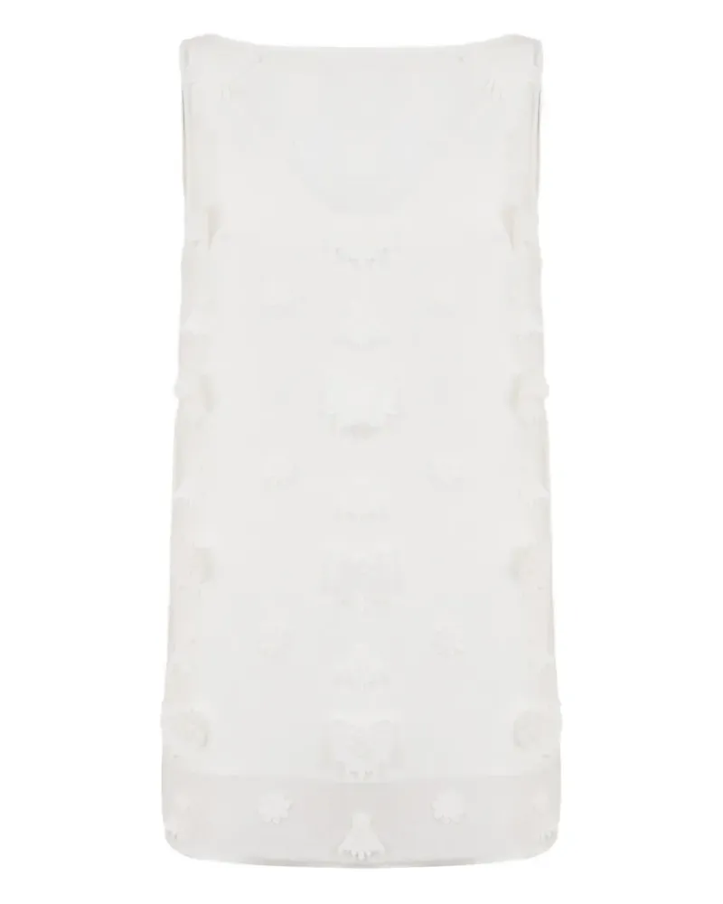 Clea Aria embroidered blouse - Weiß Weiß