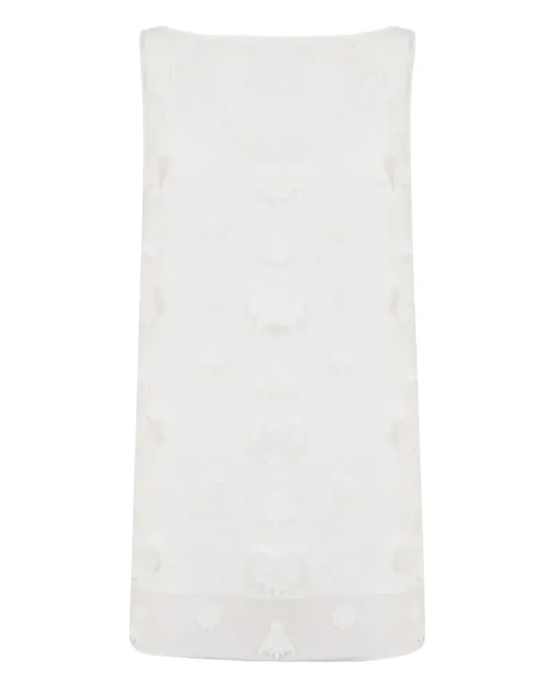 Clea Aria embroidered blouse - Weiß Weiß