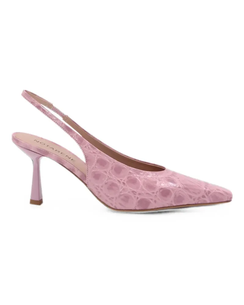 NOTABENE Emmely Pumps mit Kroko-Effekt 70mm - Rosa Rosa